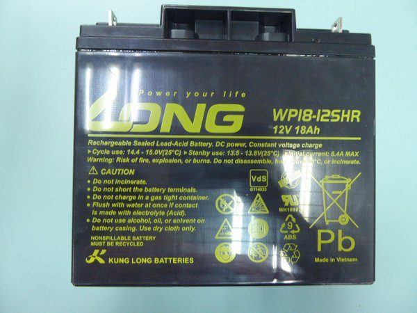 Long WP18-12SHR sealed lead acid battery