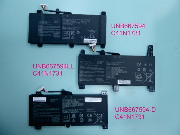 Asus C41N1731 0B200-02940000 battery for Asus ROG GL504 GL704 SCAR II ROG Strix G515GW G715GV GL504GM GL704 GL704GM GL704GV