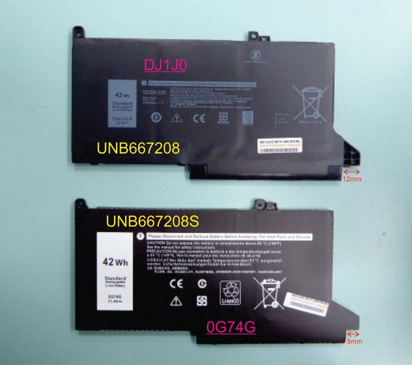 Replacement Battery For Dell 13 R2 Series – 3V806 N1WM4 2VMGK, 14.8V 3160mAh Li-Ion