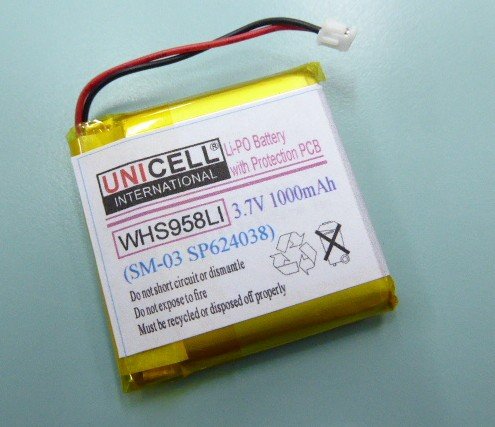Sony 1588-0911 LIS1662HNPC SM-03 SP 624038 battery for Sony WH-1000XM4 WH-1000xM3 WH-CH710N/B WH-XB900N