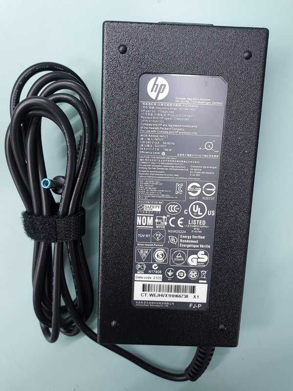 HP HSTNN-CA27 19.5V 7.7A 150W charger for HP Envy 14-EB0000NF 14-EB0006NJ 14-EB0008NP 14-EB0010CA 14-EB0010NR 14-EB0376NG 14-EB0