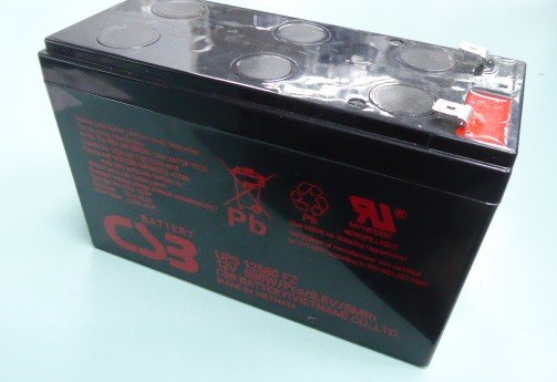 CSB UPS12580 F2 sealed lead acid battery