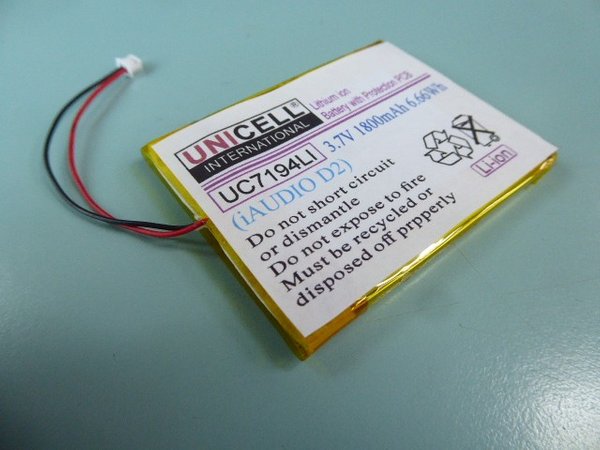 Cowon iAudio D2 2GB 4GB 8 GB 16GB battery