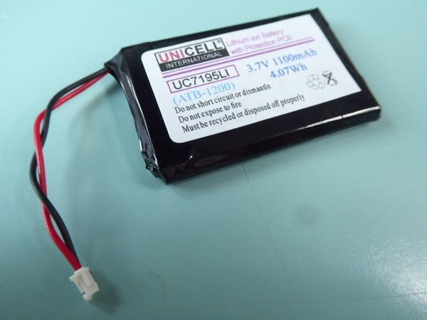 RTI ATB-1200 battery for RTI T2B T2C T2Cs T3