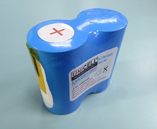 Yuasa 2DH4-0T3 battery for 2.4V 4Ah emergency light
