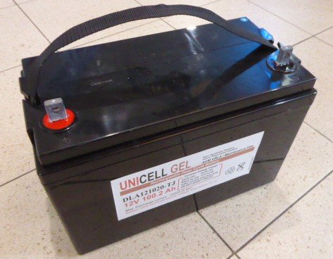 12V 102Ah sealed lead acid battery