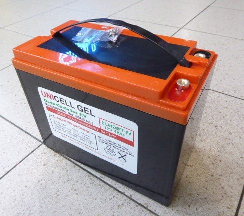 12V 50Ah EVF sealed lead acid battery