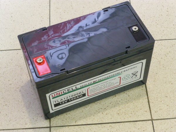 12V 100Ah sealed lead acid battery
