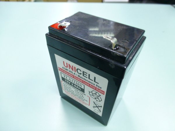 12V 2.6Ah sealed lead acid battery
