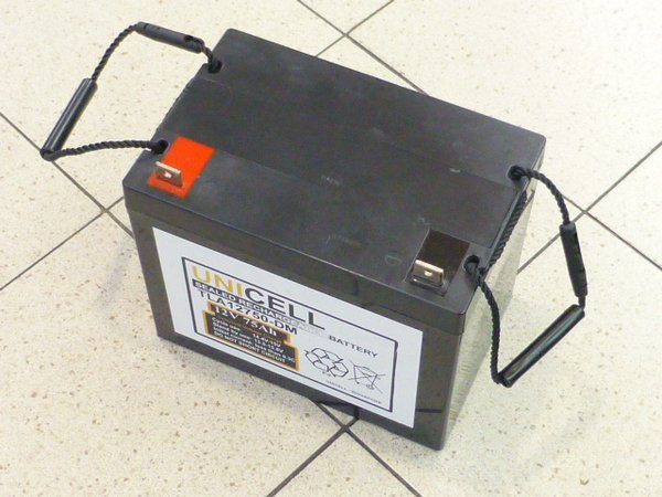 12V 75Ah sealed lead acid battery