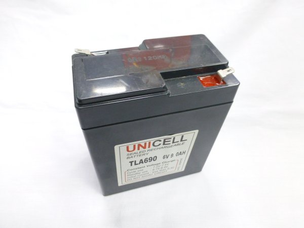 6V 9Ah sealed lead acid battery