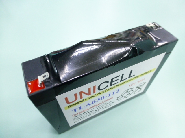 12v 3ah Sealed Lead Acid Battery Unicell 2597