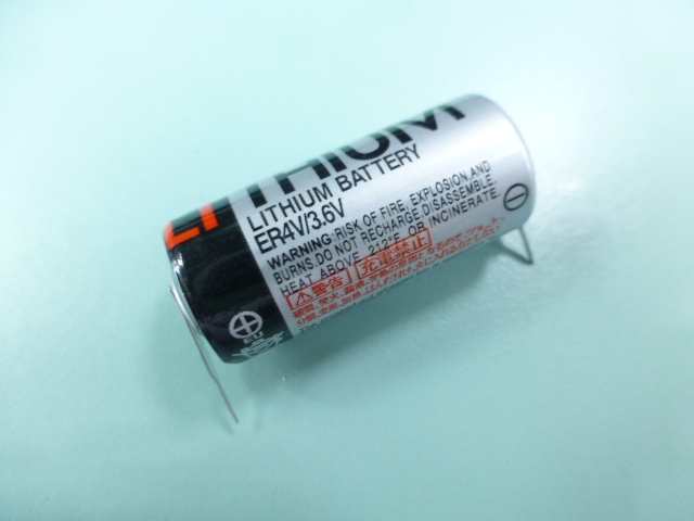 Toshiba ER4V/3.6V battery with solder pin | Unicell
