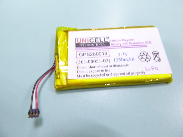 CHUNCAIL Batterie 1500mAh 3.7V Pour Garmin Dezl 560 / Nüvi 2450 - Remplacement Li-Polymère