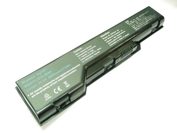 Dell xps m1730 m1730n HG307, WG317, 312-0680 KG530 PP06XA XG496 XG510 XG528 battery