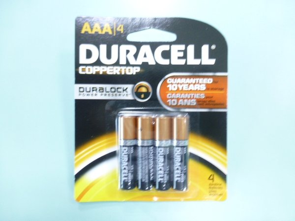 Duracell MN2400 battery size AAA alkaline battery