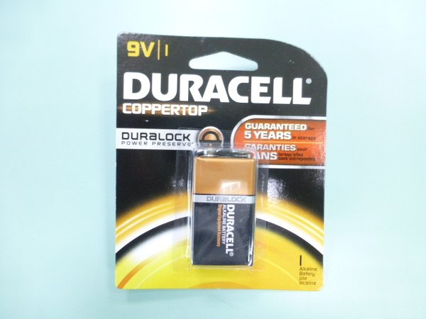 Duracell MN1604 9V Alkaline battery