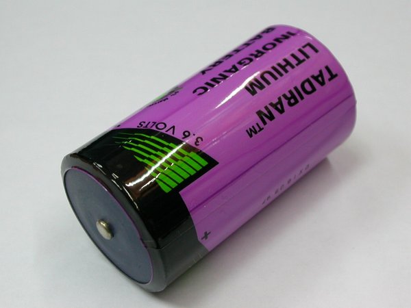 Tadiran TL-2300 3.6V D size lithium battery