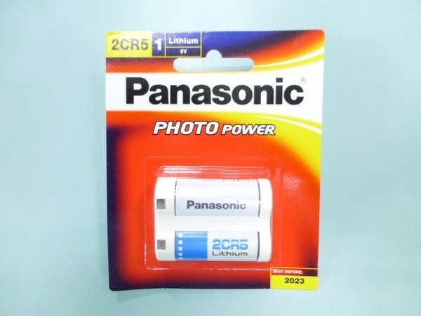 Panasonic 2CR5 battery