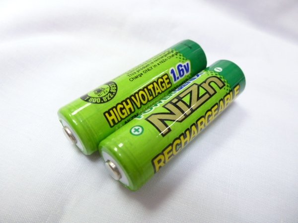 1.6V 2500mWh Powergenix NiZn AA size battery