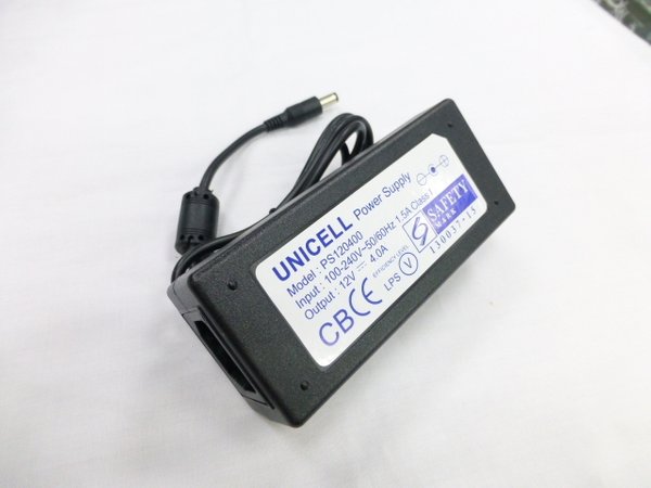 12V 4A Singapore safety mark adapter