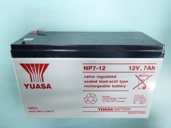  Yuasa NP7-12 12V 7AH battery