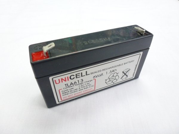 6V 1.3Ah Sealed Lead Acid battery