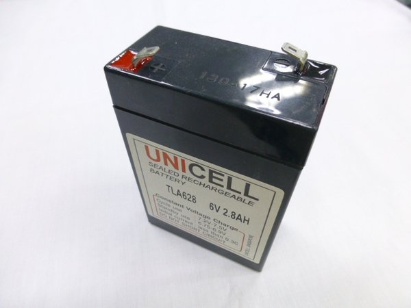 6V 2.8Ah sealed lead acid battery