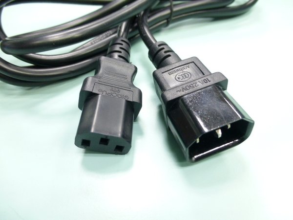 C13 to  C14 extension power cord 
