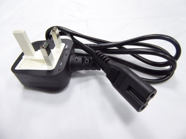 UK plug to IEC C7 connector Singapore safety mark ac power cable cord