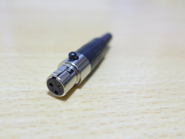 3 pin mini XLR plug connector
