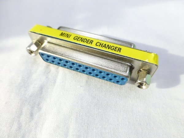 25 pin DB25 female to female gender charger connector
