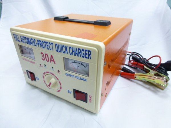 6V, 12V, 24V 30A auto lead acid battery charger