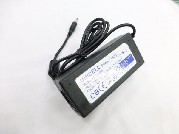 12V 5A Singapore safety mark AC/DC adaptor