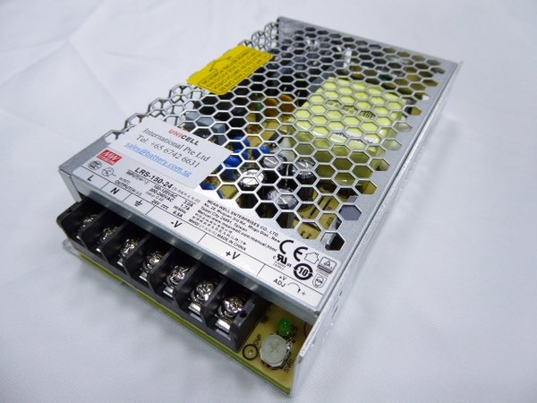 MW Mean Well LRS-150-24 24V 6.5A metal frame Power Supply