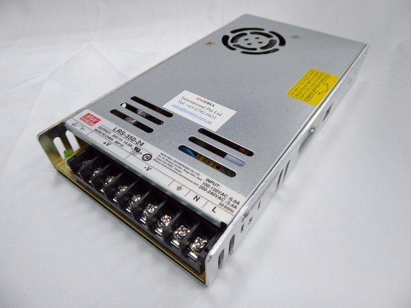 MW Mean Well LRS-350-24 24V 14.6A metal frame Power Supply