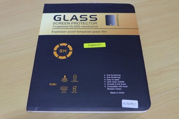 Tempered glass screen protector and Easy Installation for ipad pro 9.7 inch