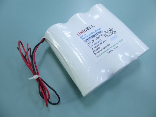 3.6V 7000mAh ni-cd battery pack