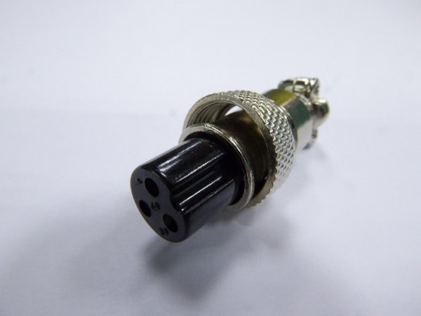 GX12 3P socket plug connector