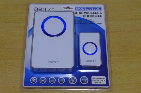 Britz 912DC Digital wireless doorbell