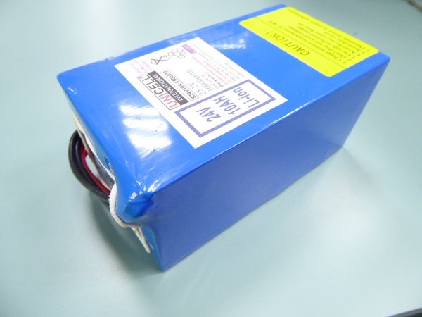 24V 10Ah 18650 7S4P Lithium ion battery