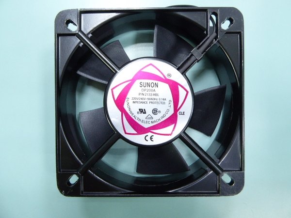 220V AC cooling fan with ball bearing 135x135x38 mm