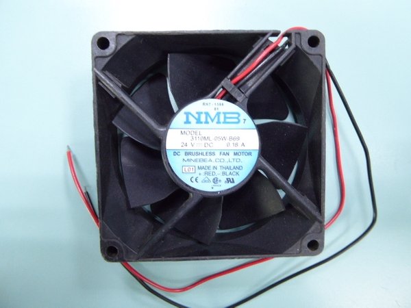 24V DC cooling fan 80x80x25 mm