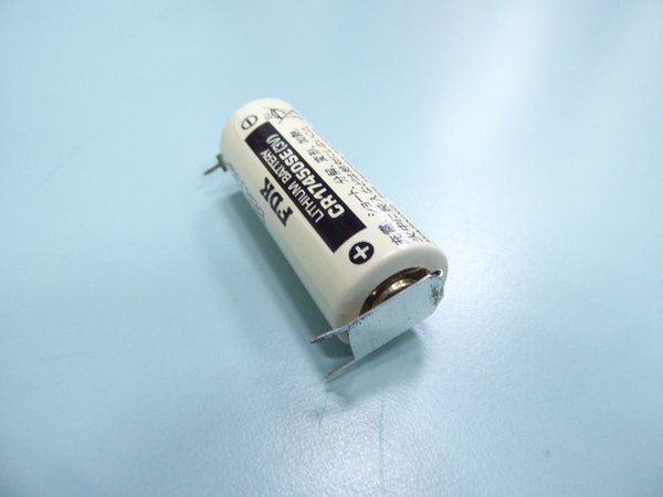 Sanyo CR17450SE-FT1 3V Lithium battery with solder pin terminal