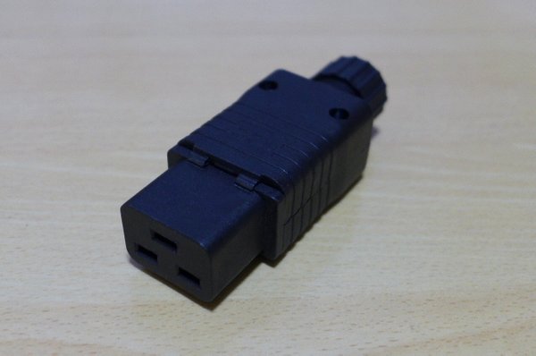 Waterproof type C19 connector