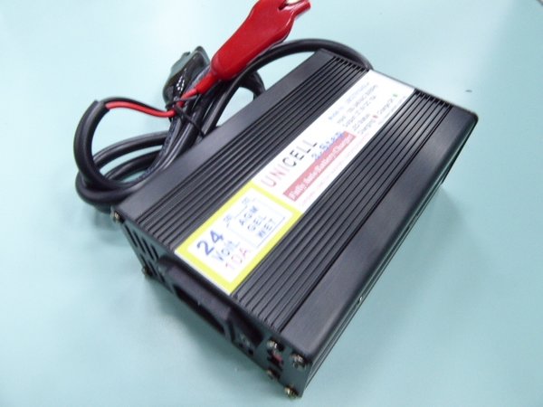 24V 10A Auto battery charger for AGM ,GEL cells , Sealed Lead acid maintenance free battery