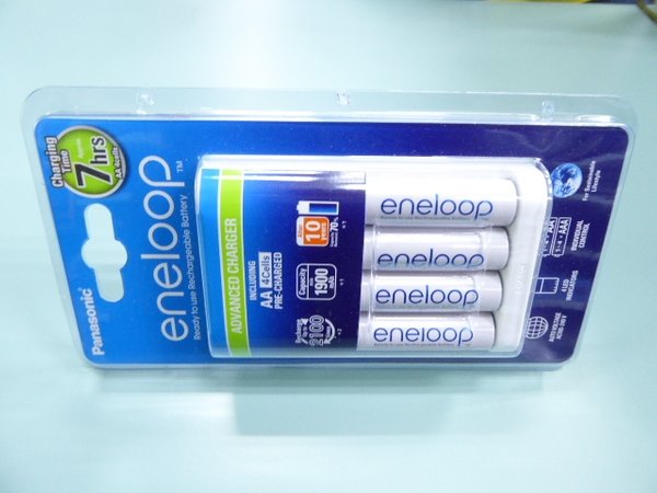 Panasonic eneloop AA battery and charger set