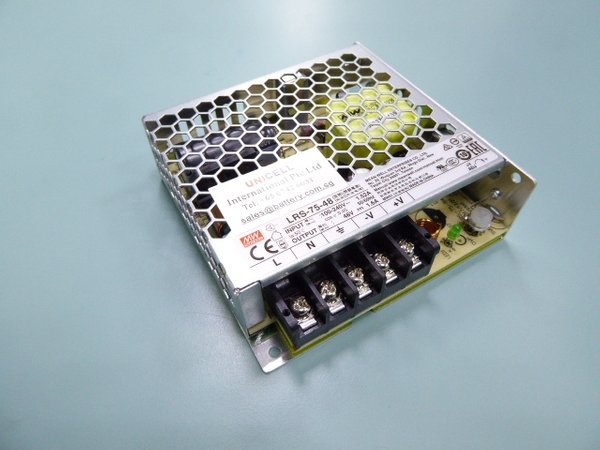 MW Mean Well LRS-75-48 48V 1.6A switching power supply