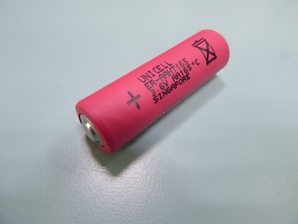 3.6V AA size High temperature lithium battery