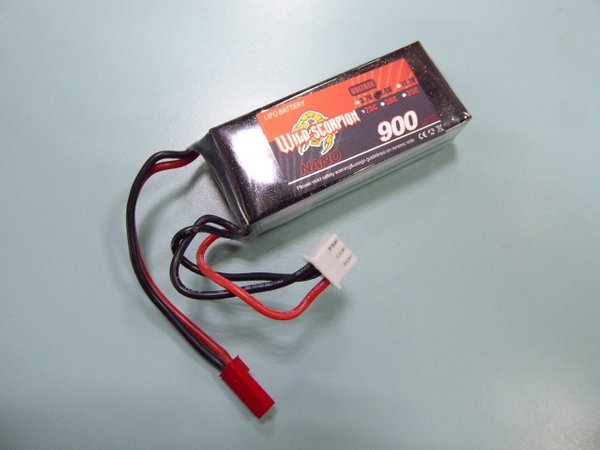 752560-2S1P 7.4V 900mAh 25C Li-polymer battery